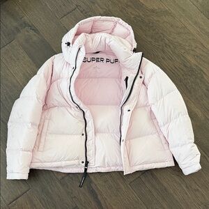 Lightweight Puffer Jacket - Pale Pink